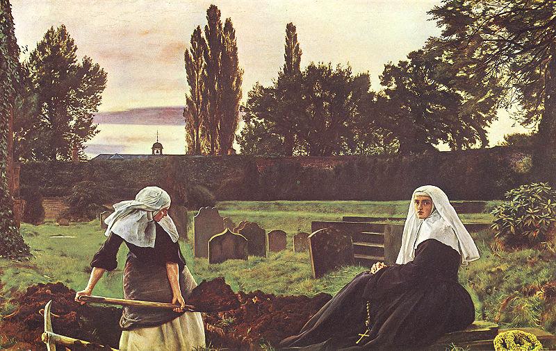 Sir John Everett Millais The Vale of Rest oil painting image